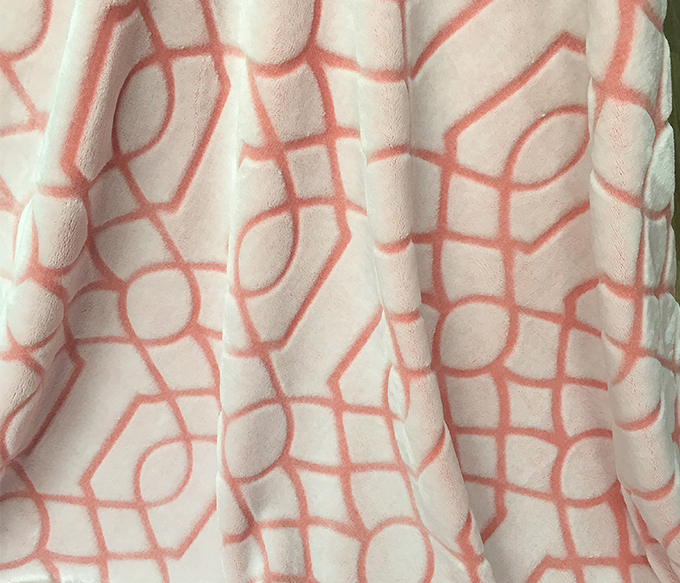 珊瑚、法蘭絨背印、剪花系列